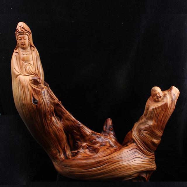 崖柏根雕價值不菲,飄逸靈動,一起欣賞一下稀有崖柏根雕