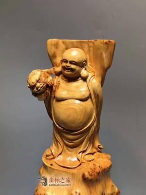 極品陳化太行爆榴料根雕作品《劉海戲金蟾》欣賞